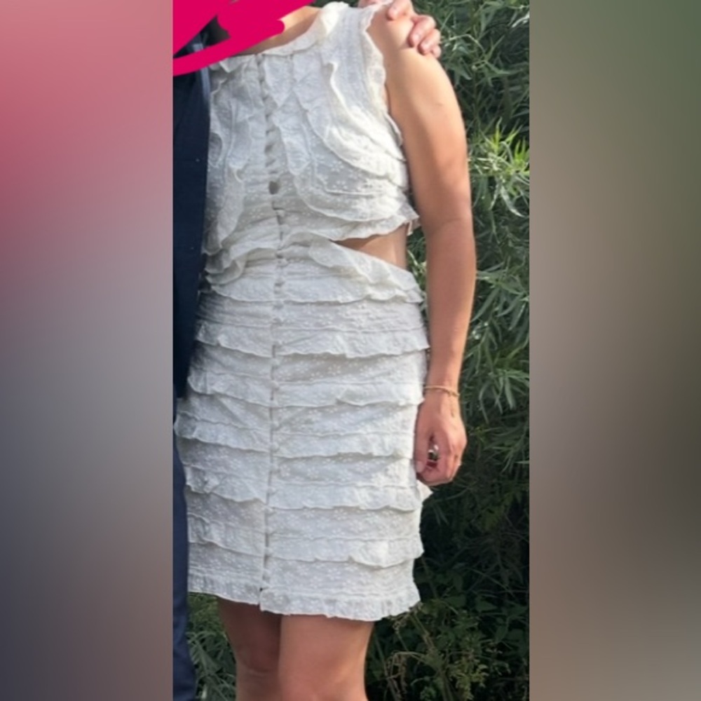 Sabo Skirt White Mini Dress